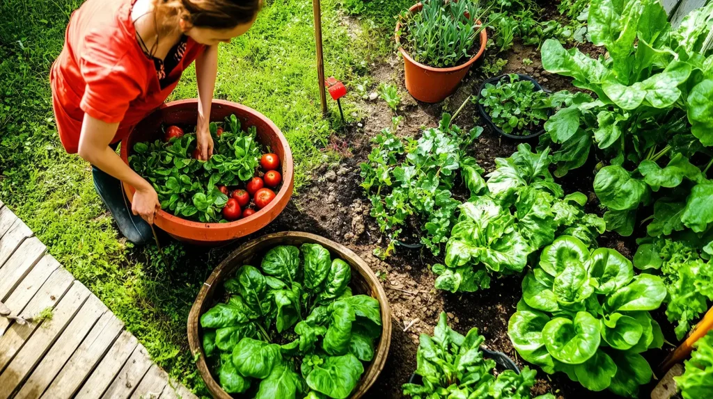 gesundes Essen aus eigenem Garten